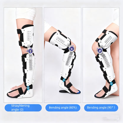 Lower limb knee joint fixation brace