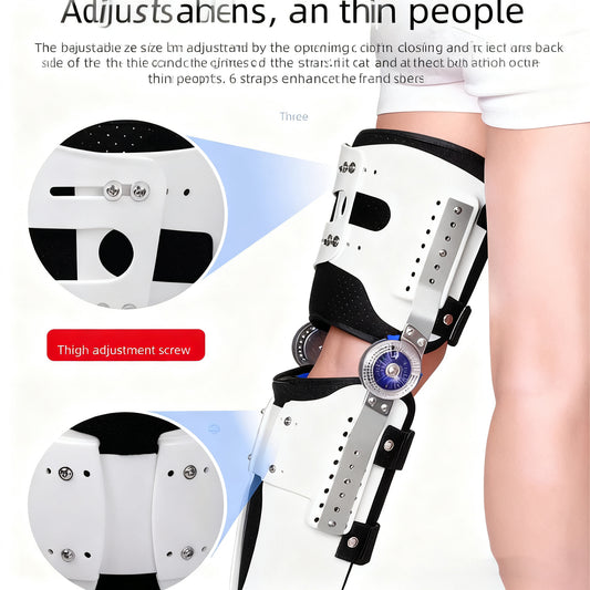 Lower limb knee joint fixation brace
