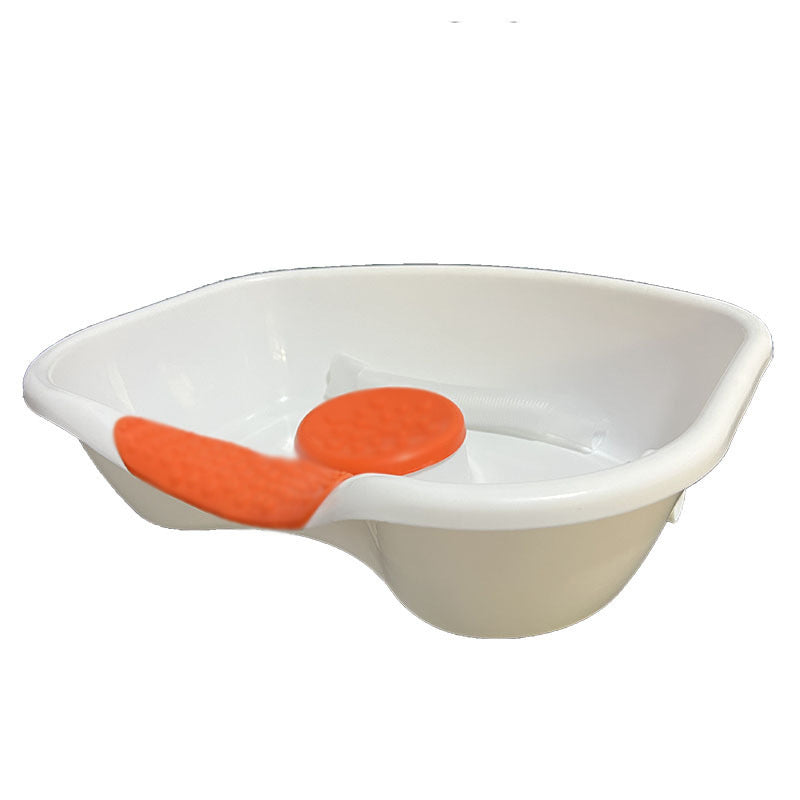 Household lie-flat shampoo basin