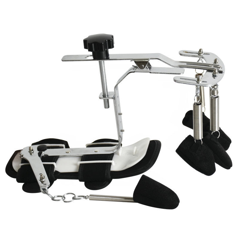 A finger flexibility exercise grip strength machine