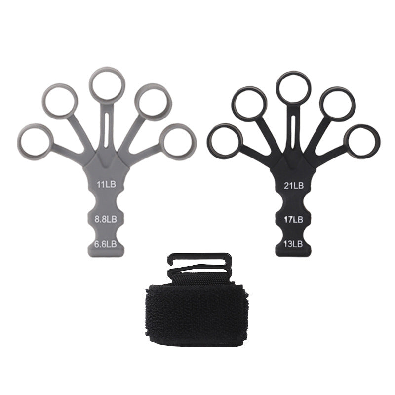 Silicone finger trainer