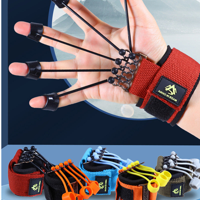 Finger flexion and extension trainer