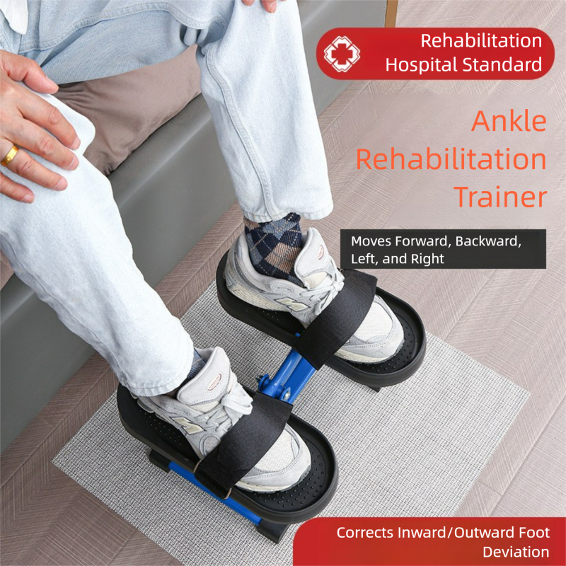 Foot and ankle rehabilitation trainer foot pedal machine