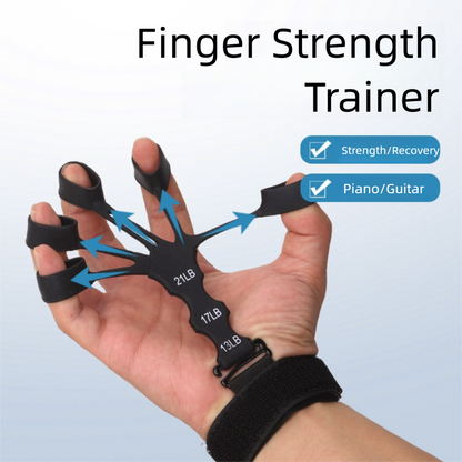 Silicone finger trainer