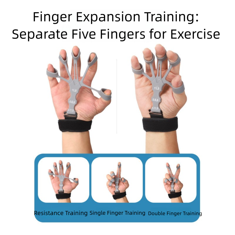 Silicone finger trainer