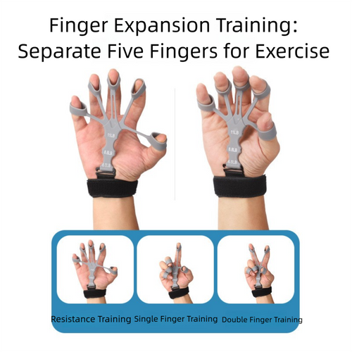 Silicone finger trainer