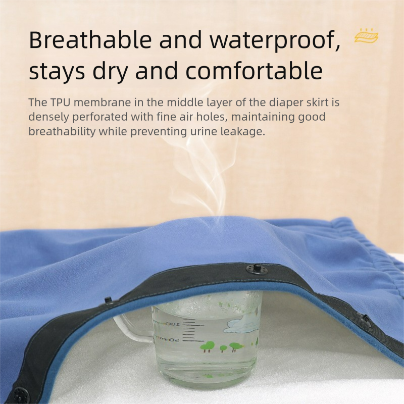 Waterproof and leak-proof diaper