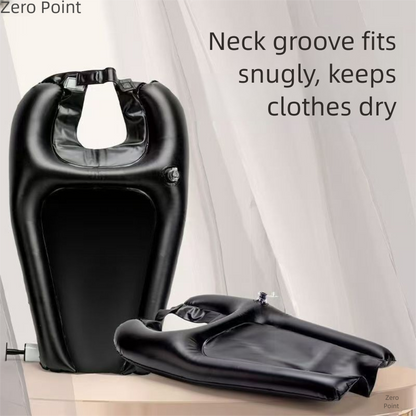 Household inflatable shampoo basin