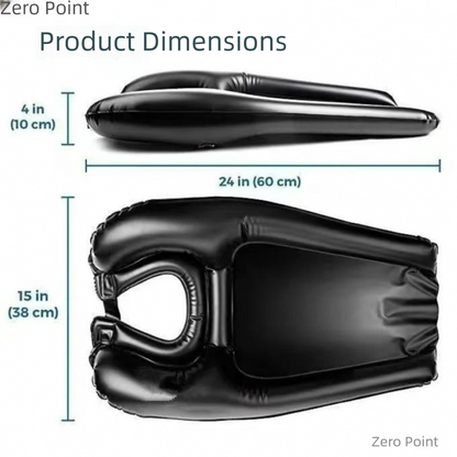 Household inflatable shampoo basin
