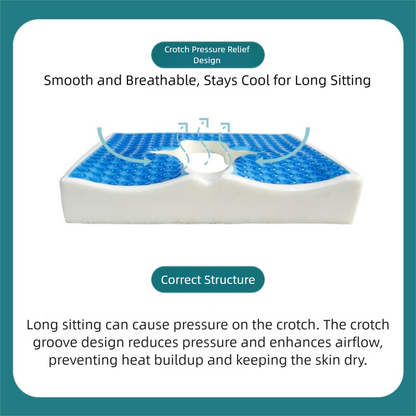 Long-term bed rest care memory foam cushion chair Seat cushion chair