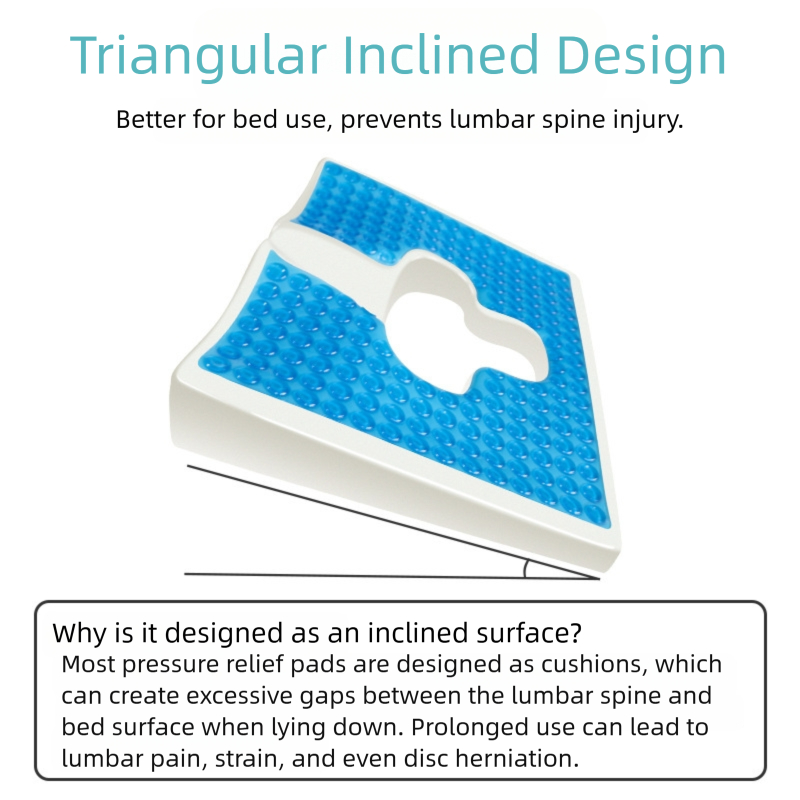 Long-term bed rest care memory foam cushion chair Seat cushion chair