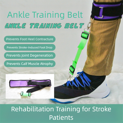 Rehabilitation learning walking foot support fixation strap
