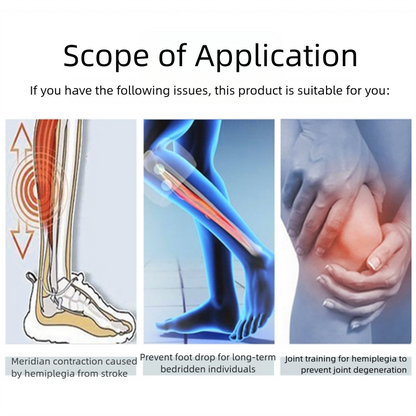 Rehabilitation learning walking foot support fixation strap