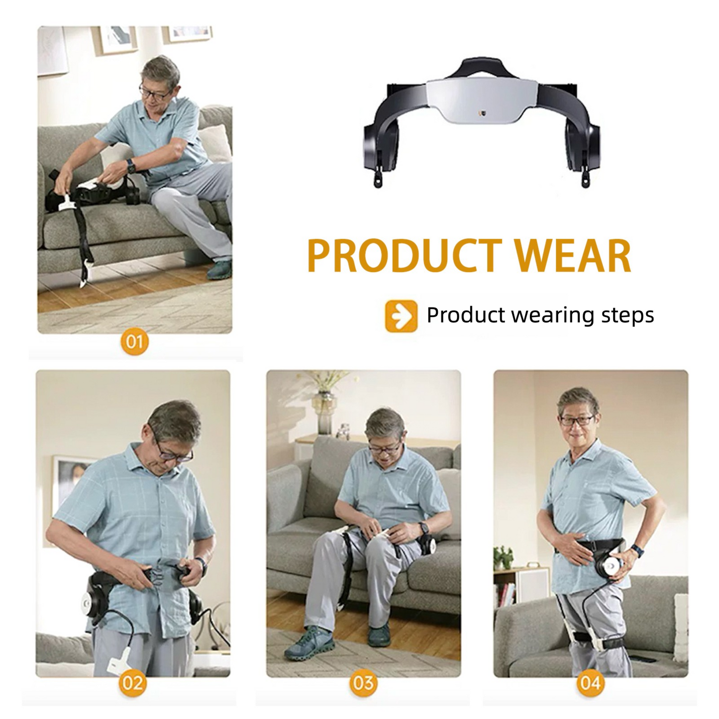 Intelligent electric walking assistance robot