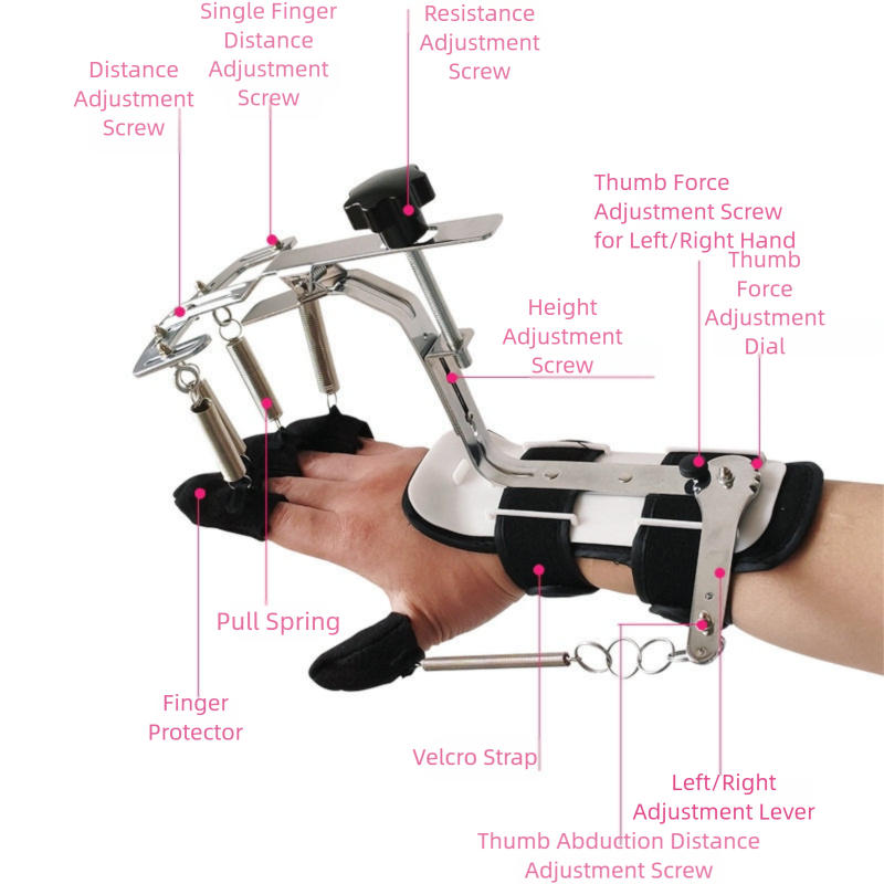 A finger flexibility exercise grip strength machine
